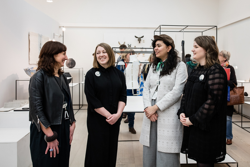 Craft Scotland team at Collect 2018