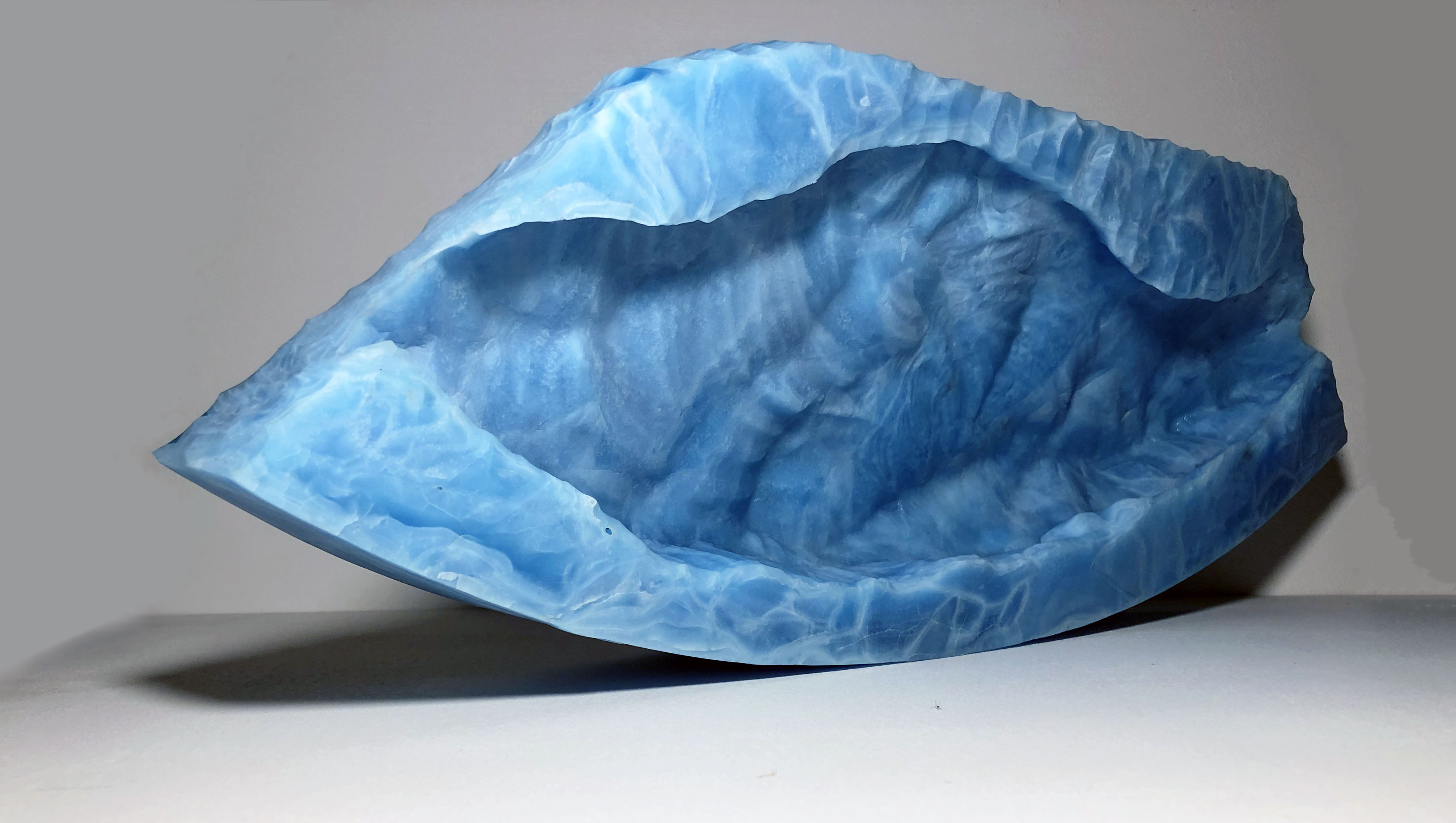 Waste Glass Landscape - Recycled Bombay Sapphire Glass