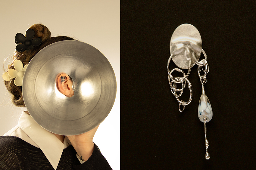 DJCAD jewellers - left by Caitlin Davidson and right Imogen Moran